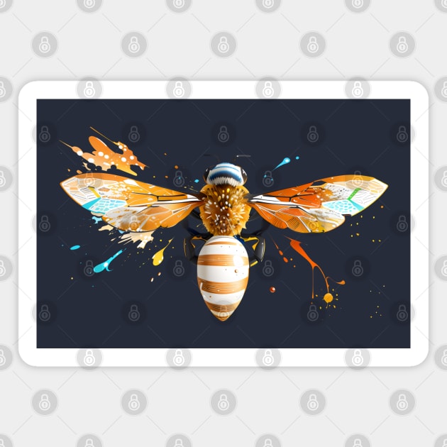 Virgo Bee Magnet by Manzo Carey